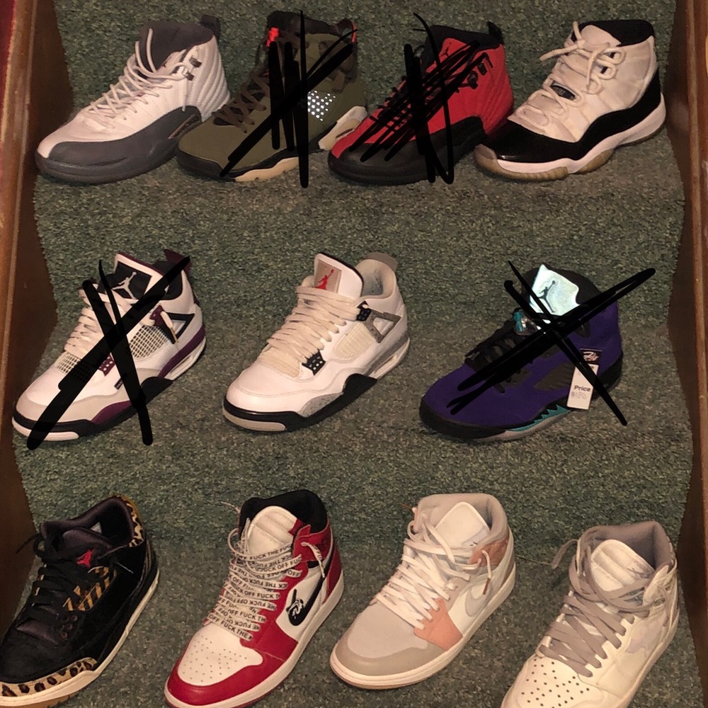 Jordan,air max, new balance, vans, nikes